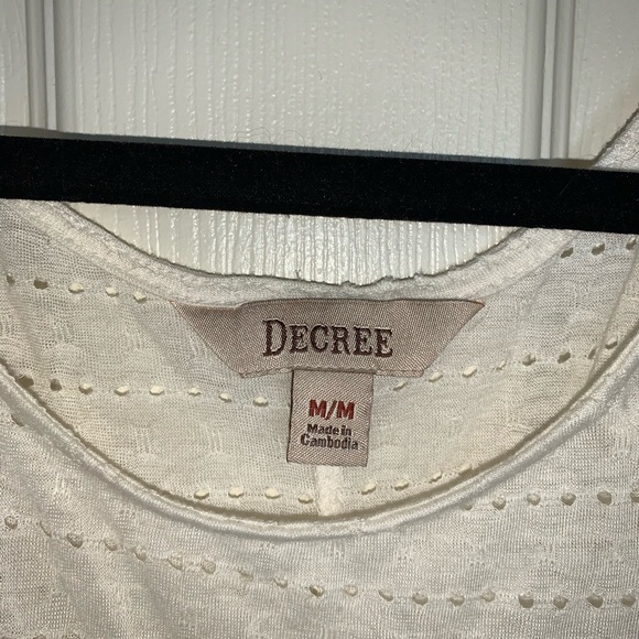 OPEN OFF SHOULDER CREAM BLOUSE - Picture 3 of 6